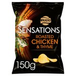 Sensations Roasted Chicken & Thyme Sharing Bag Crisps