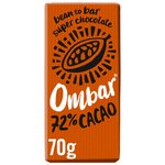 Ombar 72% Cacao Organic Vegan Fair Trade Dark Chocolate