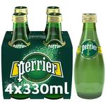 Perrier Sparkling Natural Mineral Water Glass