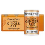 Fever-Tree Refreshingly Light Ginger Ale Cans