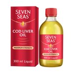 Seven Seas Cod Liver Oil Plus Omega-3 Maximum Strength Liquid