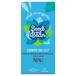 Seed & Bean Organic Dark Chocolate Bar 70% Cornish Sea Salt
