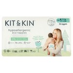 Kit & Kin Eco Nappies, Size 1 (2-5kg)