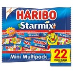 Haribo Starmix Sweets 22 Treatsize Mini Bags