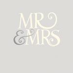 Emma Bridgewater Mr & Mrs Wedding Card