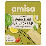 Amisa Organic Gluten Free Protein Lentil Crispbread