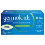 Germoloids Triple Action Haemorrhoids & Piles Suppositories Tablets