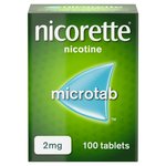 Nicorette Microtabs, 2 mg,100 tabs (Stop Smoking Aid)