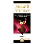 Lindt Excellence Cranberry, Almond & Hazelnut Dark Chocolate Bar