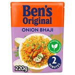 Bens Original Rice Onion Bhaji Microwave Rice