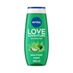 NIVEA Shower Gel LOVE Green Adventure Aloe Vera Body Wash