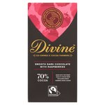 Divine 70% Dark Chocolate with Raspberry