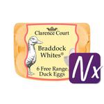 Clarence Court Free Range White Duck Eggs