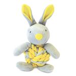 Little Rascals Knottie Bunny Yellow Puppy Toy