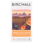 Birchall Green Tea & Peach Tea Bags
