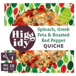 Higgidy Spinach & Red Pepper Quiche