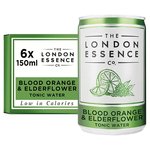 London Essence Co. Blood Orange & Elderflower Tonic Water Cans