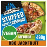 Chicago Town Takeaway Vegan Stuffed Crust Sticky BBQ Jackfruit Medium Pizza
