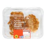 M&S 2 Breaded Chunky Cod Fillets
