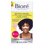 Biore Witch Hazel Ultra Deep Cleansing Nose Pore Strips For Spot Prone Skin