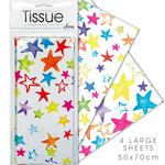 Painted Stars Tissue Paper