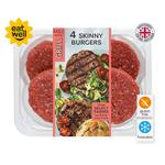 M&S Select Farms 4 Beef Burgers 3% Fat