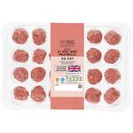 M&S Select Farms 24 Mini Beef Meatballs 3% Fat