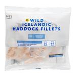 M&S Wild Icelandic 4 Haddock Fillets Frozen