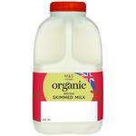 M&S Organic Skimmed Milk 1 Pint