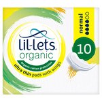 Lil-lets Organic Pads Normal