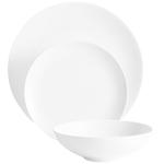 M&S Maxim Coupe Porcelain Dinner Set, White
