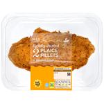 M&S 2 Lightly Dusted Plaice Fillets
