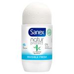 Sanex Natur Protect Invisible Fresh Natural Bamboo Roll On Deodorant