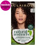Clairol Natural Instincts Semi Permanent Hair Dye 4 Dark Brown