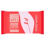 Woowoo Freshening Cranberry Intimate Wipes