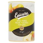 Epicure Williams Pear Halves in Fruit Juice