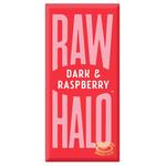 Raw Halo Vegan Dark & Raspberry Chocolate Bar