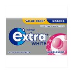 Extra White Bubblemint Sugarfree Chewing Gum Multipack