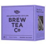 Brew Tea Co CO2 Decaffeinated Tea Bags