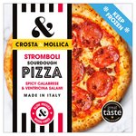 Crosta & Mollica Stromboli Sourdough Pizza with Pepperoni & Spicy Salami