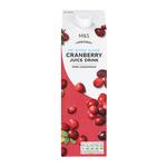M&S No Added Sugar Cranberry Juice Drink