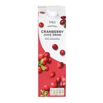 M&S Cranberry Juice Drink