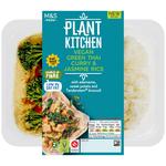 M&S Plant Kitchen Green Thai Curry & Rice