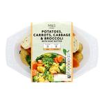 M&S Vegetable Selection with Mint Butter
