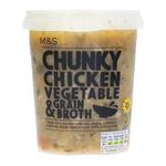 M&S Chunky Chicken & Grains Soup