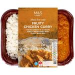 M&S Fruity Chicken Curry with Rice
