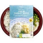 M&S Cod Fillet in Parsley Sauce Mini Meal