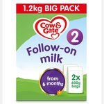 Cow & Gate 2 Follow On Baby Milk Formula Powder 6-12 Months Big Pack 