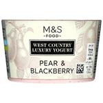 M&S West Country Luxury Yogurt Pear & Blackberry