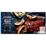 M&S Slow Cooked BBQ Pork Rib Rack with a BBQ Sauce